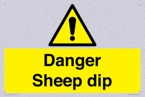 Danger Sheep dip